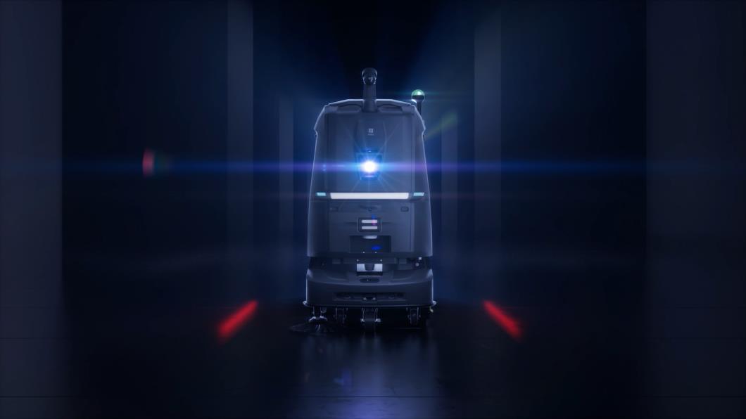 PUDU BG1 extendable edge cleaning